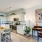 open living room that includes the dining room and kitchen