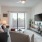 spacious living room with large patio doors